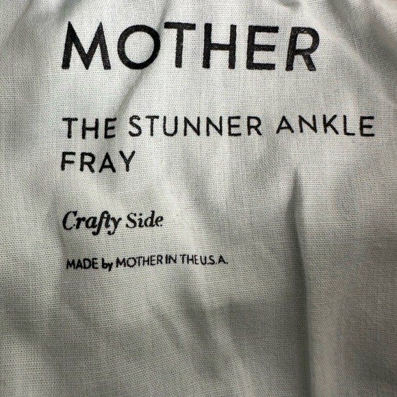 MOTHER The Stunner Ankle Fray in Crafty Side sz 25 - Picture 11 of 14